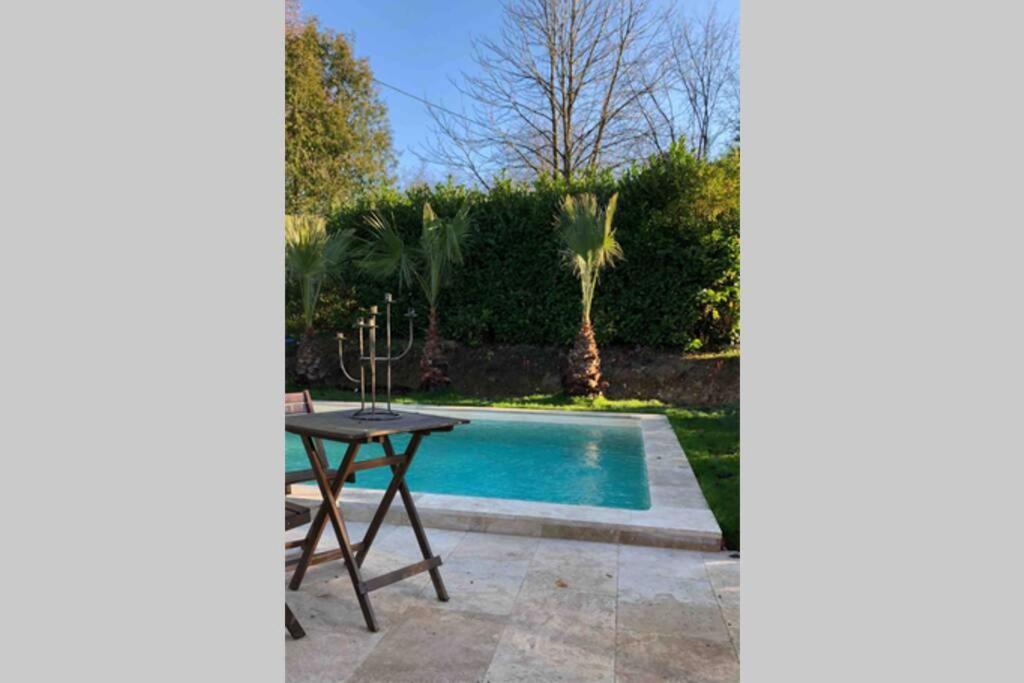Cottage Normand Avec Sa Grande Piscine Chauffee Toute L Annee Sur Parc Arbore Et Clos En Plein Coeur De La Campagne Adapte Aux Kids Et Dog Friendly Saint-Antonin-de-Sommaire Kültér fotó