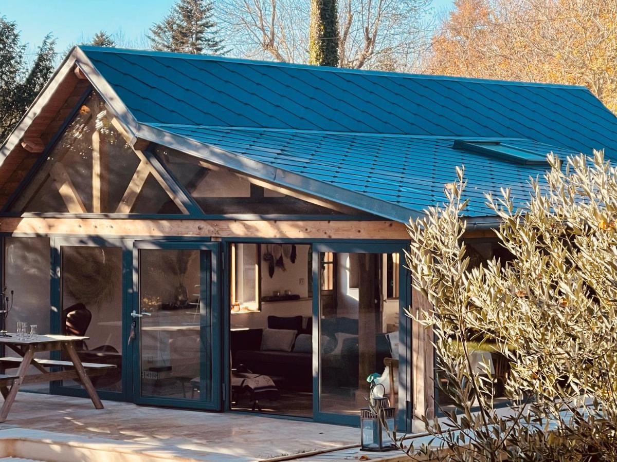 Cottage Normand Avec Sa Grande Piscine Chauffee Toute L Annee Sur Parc Arbore Et Clos En Plein Coeur De La Campagne Adapte Aux Kids Et Dog Friendly Saint-Antonin-de-Sommaire Kültér fotó