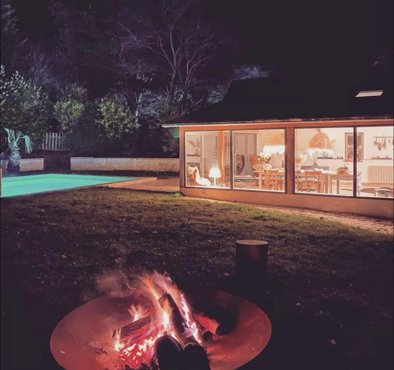 Cottage Normand Avec Sa Grande Piscine Chauffee Toute L Annee Sur Parc Arbore Et Clos En Plein Coeur De La Campagne Adapte Aux Kids Et Dog Friendly Saint-Antonin-de-Sommaire Kültér fotó