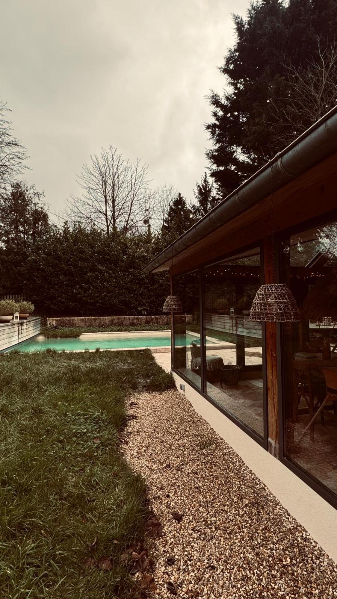 Cottage Normand Avec Sa Grande Piscine Chauffee Toute L Annee Sur Parc Arbore Et Clos En Plein Coeur De La Campagne Adapte Aux Kids Et Dog Friendly Saint-Antonin-de-Sommaire Kültér fotó